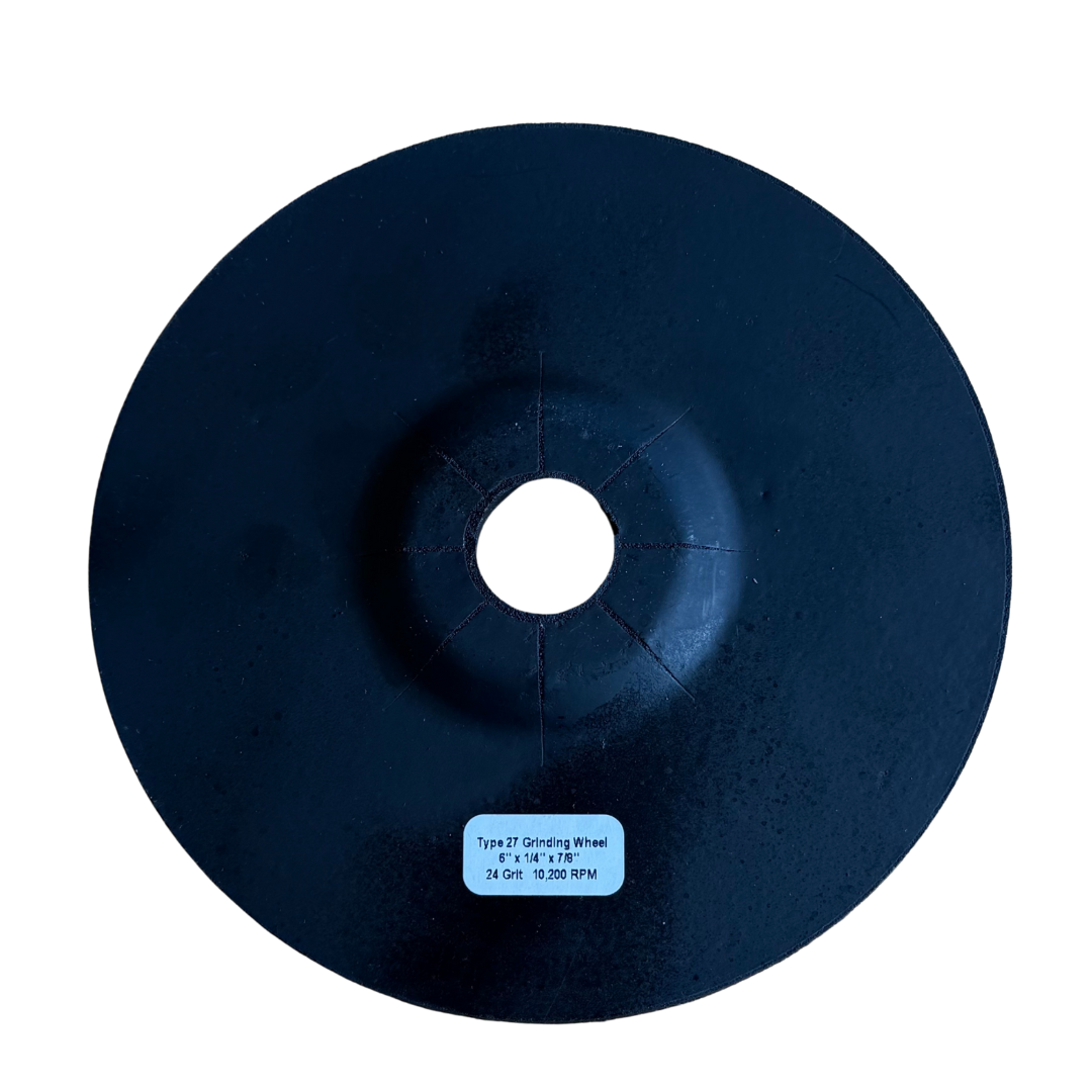 6" x 1/4" x 7/8" Type 27 Depressed Center Grinding Wheel – Aluminum Oxide – 5-Pack