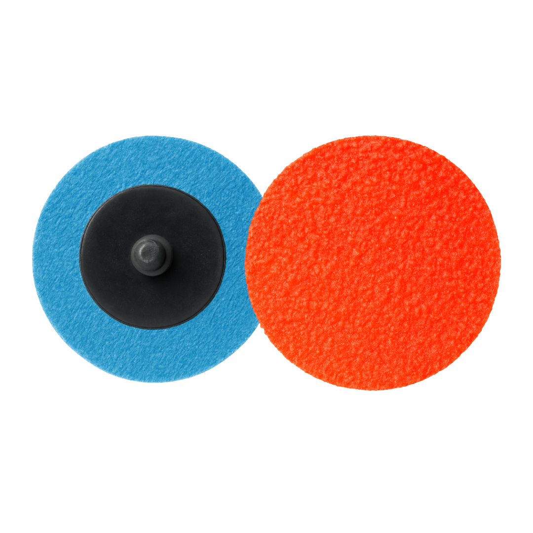 Quick Change Mini Sanding Disc – 2 Inch Diameter, 36 Grit, Ceramic, Type R (Roll-On)