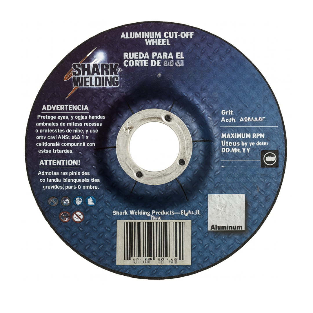 4‑1/2" x 1/8" x 7/8" Type 27 Depressed‑Center Cut‑Off Wheel for Aluminum – 5‑Pack