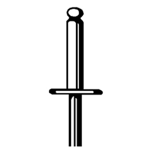 Blind Rivet with Large Flange Dome Head