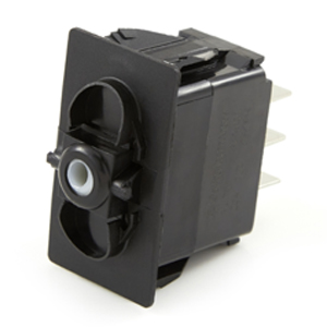 Carling DPDT Rocker Switch Body On-Off-On