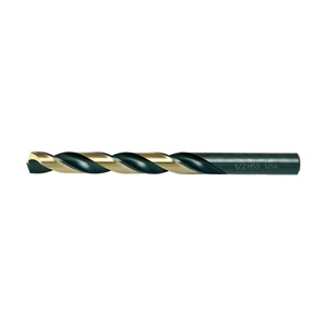 DBDF-1 – #1 Gauge Blitz Bits® Premium High-Speed Steel (HSS) Jobber Drill Bit, Black Oxide and Gold Finish