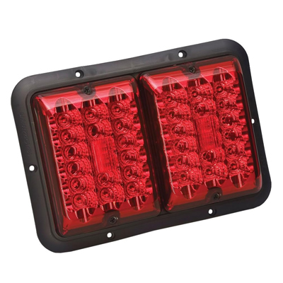 LED Recessed Double Tail Light - LED Red Stop/Tail/Turn, LED Red Stop/Tail/Turn - #84 Series