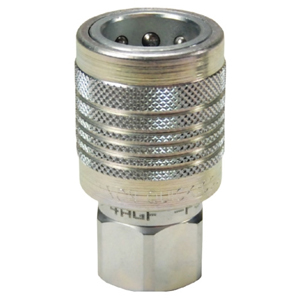 AG-Series Hydraulic Coupling - Agricultural Push-Pull Ball Valve Female Threaded Coupler