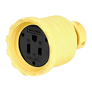 Woodhead® Conn Power RCP 2 Power/1 Ground POS ST - Cable Mount - 3 Terminal 1 Port Super-Safeway