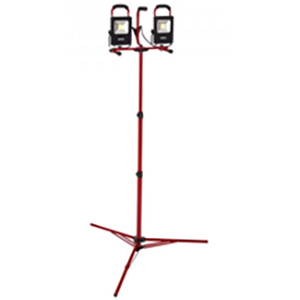 6,000 Lumen LED Convertible Dual Fixture Work Light on Tripod Stand