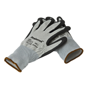 Proferred Black Nitrile/Gray Liner Industrial Gloves