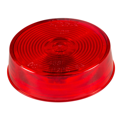 2-1/2" Round Clearance Marker Light with Optic Lens