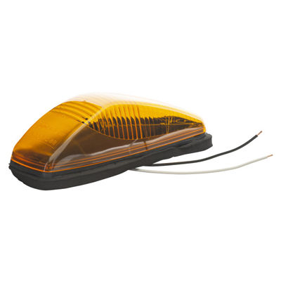 Small Aerodynamic Cab Marker Light without Chrome Bezel