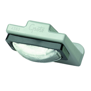 Small Rectangular License Light and Bracket Kit