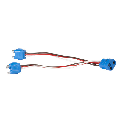 Two Light 9" Y Adapter Pigtail - Straight