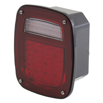 Hi Count® LED Stop Tail Turn Light - Left Hand Side With License Window