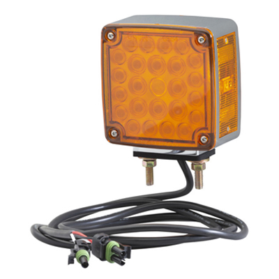 Hi Count® Double-Face LED Stop Tail Turn Light With Side Marker With Packard Connector