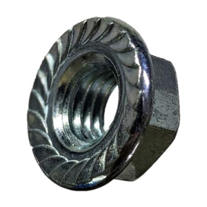 Serrated Flange Nut - Zinc Plated