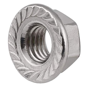 Serrated Flange Nut - Stainless Steel