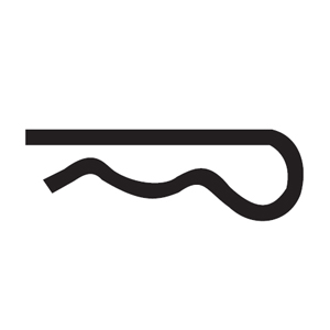 Plated Hitch Pin Clip