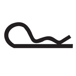 Plated Hitch Pin Clip