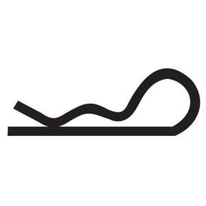 Plated Hitch Pin Clip