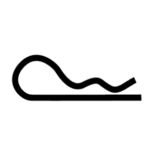 Plated Hitch Pin Clip