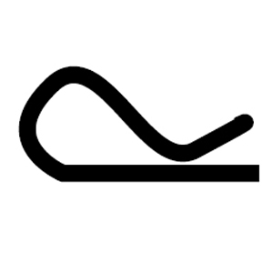 Plated Hitch Pin Clip