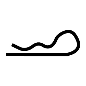 Plated Hitch Pin Clip