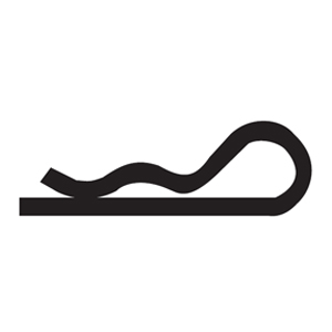 Plated Hitch Pin Clip