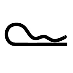 Plated Hitch Pin Clip