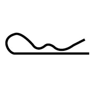 Plated Hitch Pin Clip