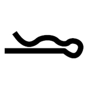 Plated Hitch Pin Clip