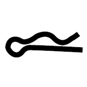 Plated Hitch Pin Clip