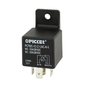Mini ISO Relay with Bracket - 5 Pin