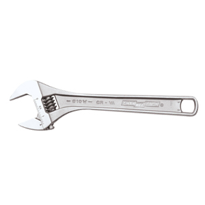 Heavy Duty Adjustable Wrench, Chrome Finish