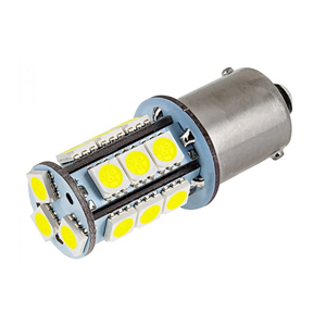 1156 LED Landscape Light Bulb - (18) SMD LED Tower - BA15S Retrofit Base