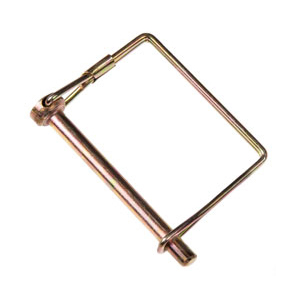 Standard Wire Locking Pin - Yellow Zinc - Square Wire Lock
