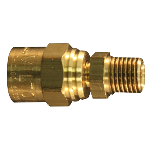 Reusable Brass Hose Fitting