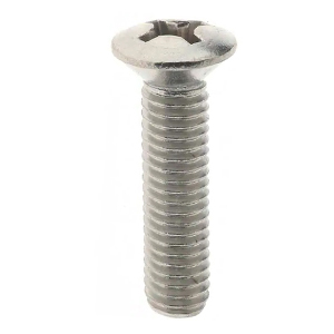 Oval Head, Phillips Drive, Machine Screw - Stainless Steel