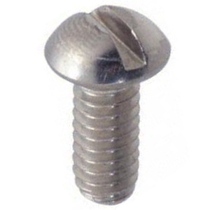 Slotted Round Head Machine Screw - Stainless Steel