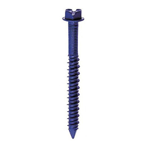 Masonry Tap Screw - Indented Hex Washer Head