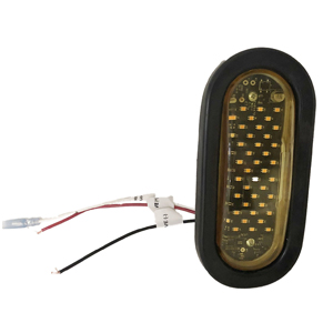Quad Flash Oval LED Warning Light