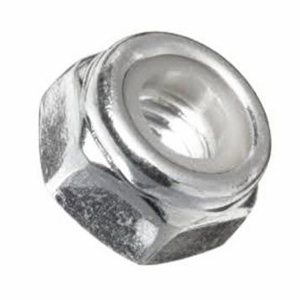 Nylon Lock Nut - Thin Zinc Plated