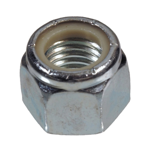 Nylon Lock Nut - Thin Zinc Plated