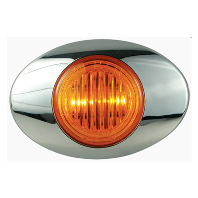 LED Millennium Series 3" Sealed Marker/Clearance Light with Bezel - 2 LED