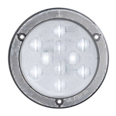 Optronics® Clear LED Back-Up Light With Built-In Reflex Flange Mount - BUL11 Series