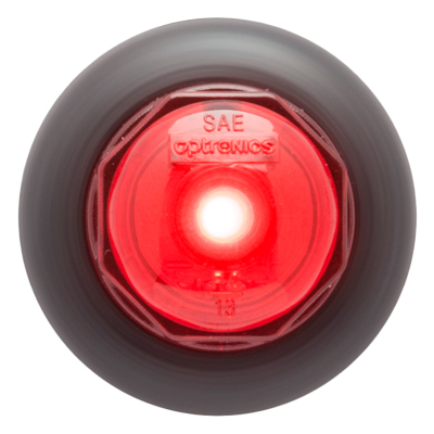 Optronics® Red 3/4" LED Non-Directional Marker/Clearance Light With A10GB Grommet - MCL10 Series