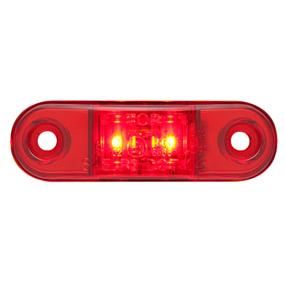 Optronics® LED Red Marker/Clearance Light, .180" Male Bullet - MCL15 Series