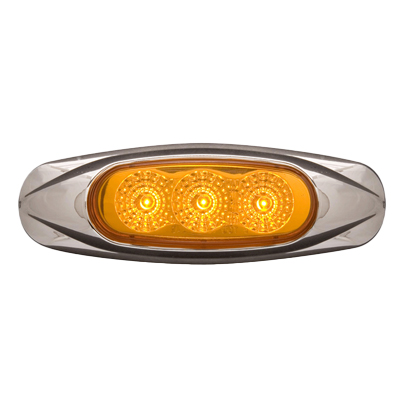 LED Miro-Flex™ 3-LED Yellow Marker/Clearance Light - MCL17/19 Series