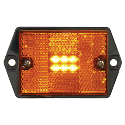 Optronics® LED Yellow Marker/Clearance Light, .180" Male Bullet