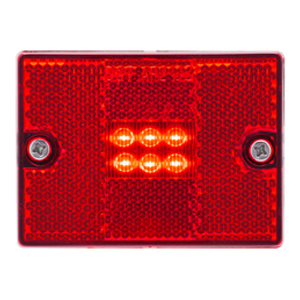 Optronics® Red Marker/Clearance Light With Reflex