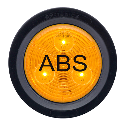 Optronics® Yellow 2" LED ABS Marker/Clearance Light With Grommet