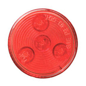 Optronics® Red 2" Round Sealed Marker or Clearance Light